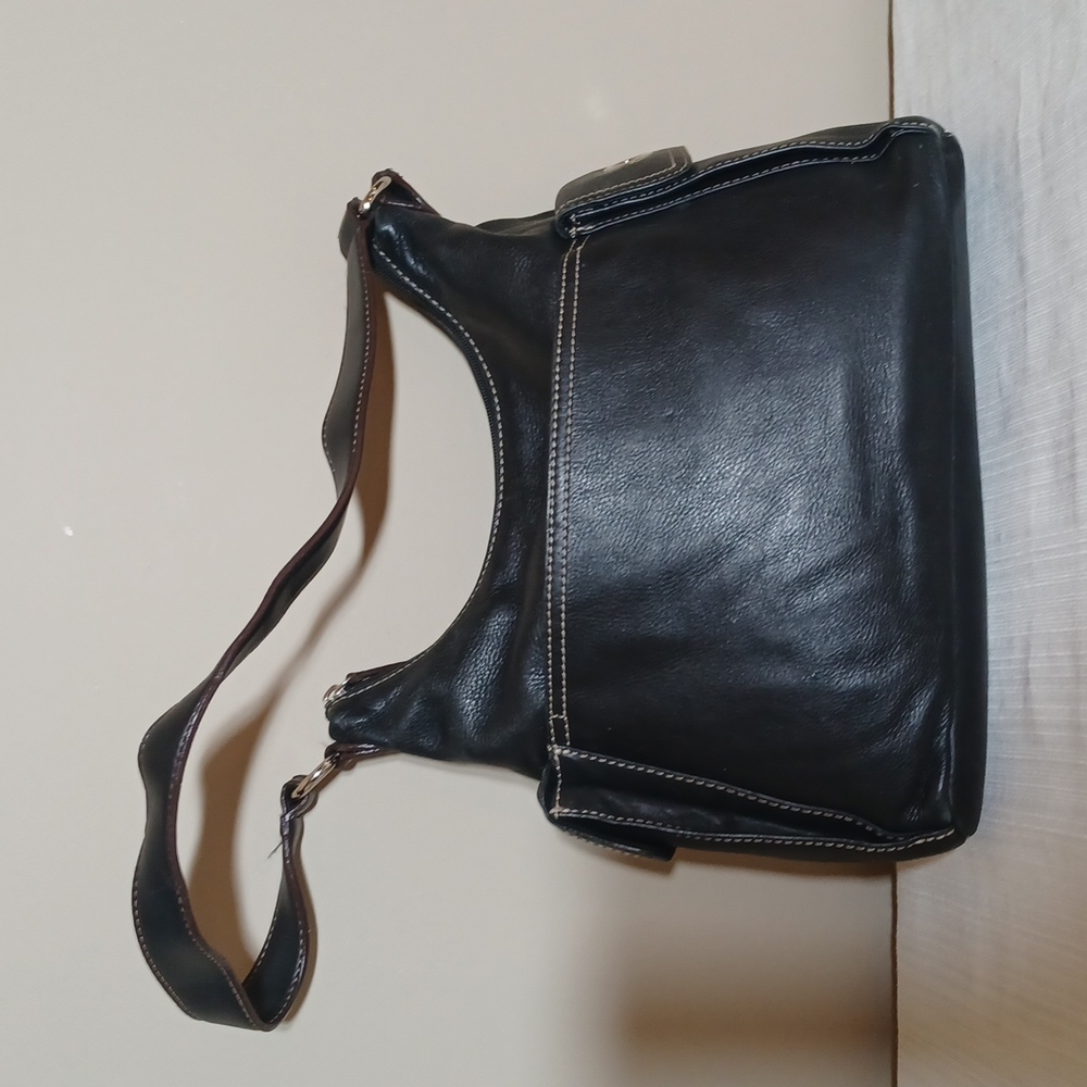 Black Leather Worthington Purse